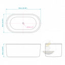 Stone bathtub in Rosa Eterea Pink - Image 6