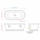 Marble bathtub in Milas Lilac - Image 11