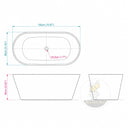 Pink marble bathtub in Rosa Eterea Pink - Image 7