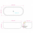 Calacatta Bathtub in Milas Lilac - Image 11