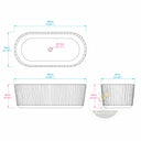 Calacatta Bathtub in Valgri white - Image 6
