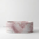 Natural stone bathtub in Rosa Eterea Pink - Image 5