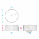 Stone freestanding tub in Valgri white - Image 6