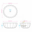 Marble bathtub in Valgri white - Image 6