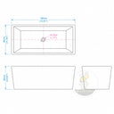Pink Stone Bathtub in Rosa Eterea Pink - Image 7