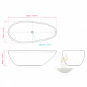 Marble bath in Valgri white - Image 6