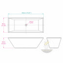 Granite tub in cosmic black granite - Image 11
