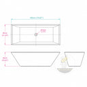 Marble bathtub in Rosa Eterea Pink - Image 11