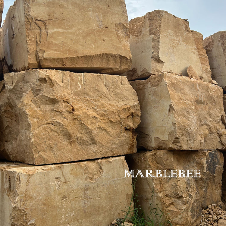 Classic beige limestone Marble Sample