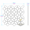 honed marble mosaic tile in Marble - Image 11