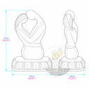marble statue in Black limestome - Image 11