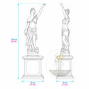 marble statue in White Marble - Image 11