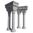 White Marble Columns