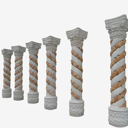 Marble Carving Stone Column