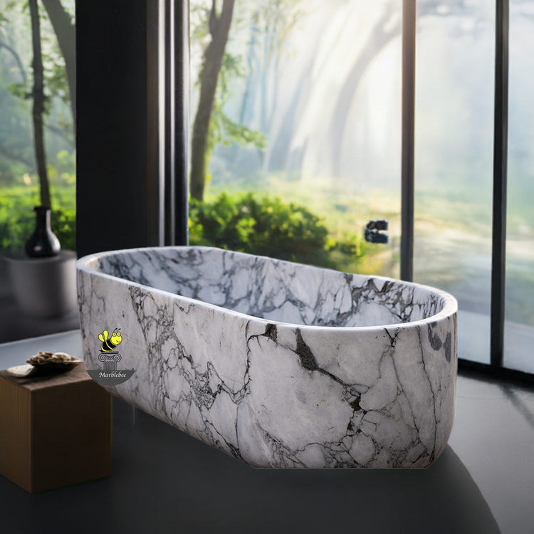 Freestanding stone tubs 72 inch large size