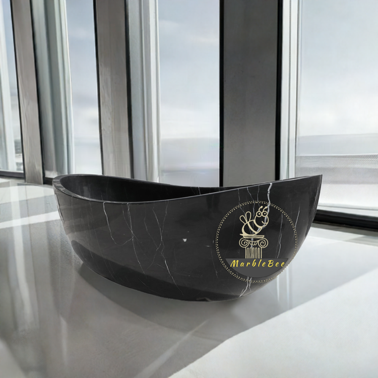 Marblebee Black Marble Tub Large size Matt Finish in stock for sale