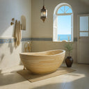 Natural Stone Bathtub hand-carved from Sandstone