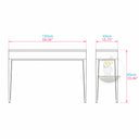 marble hallway table in Calacatta White Marble - Image 11