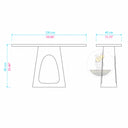 marble console in Milas Lilac - Image 11