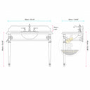 Marble Vanity Countertop in Calacatta Crema Viola - Image 11