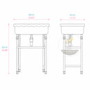 marble sink vanity top in Calacatta Crema Viola - Image 11
