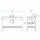 marble sink top in Calacatta Crema Viola - Image 11