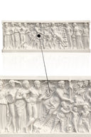 Hand-carved matte surface wall art sculpture