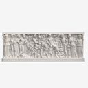 Hand-carved matte surface wall art sculpture
