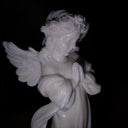 Marble hand-carved polished surface figurine