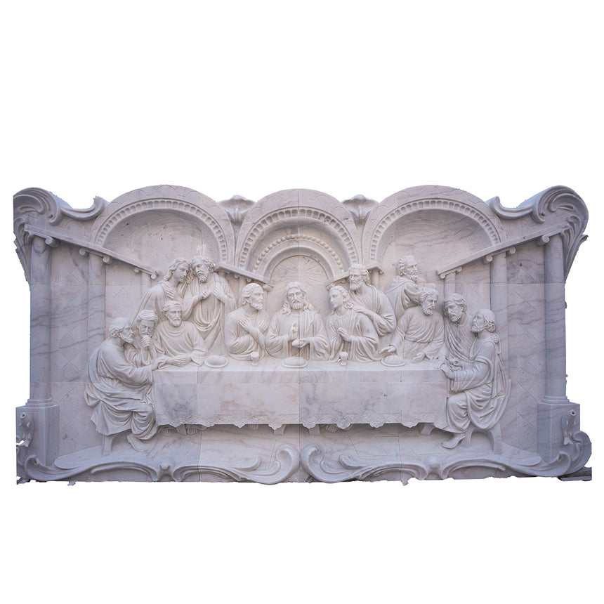 The Last Supper Marble Wall Relief