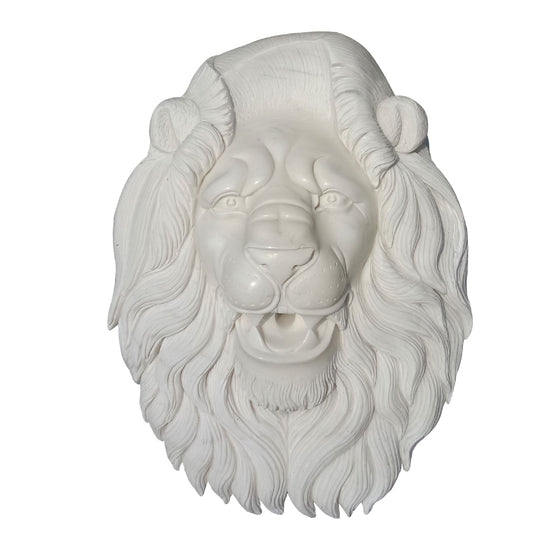 Buy White Marble Lion Head