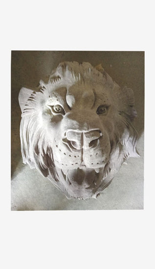 Buy Stone Lion Head-Wall Decor