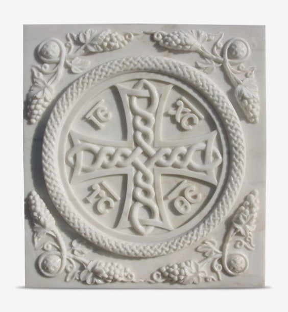 Buy White Marble Relief