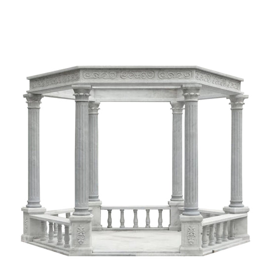 White Marble Pergola