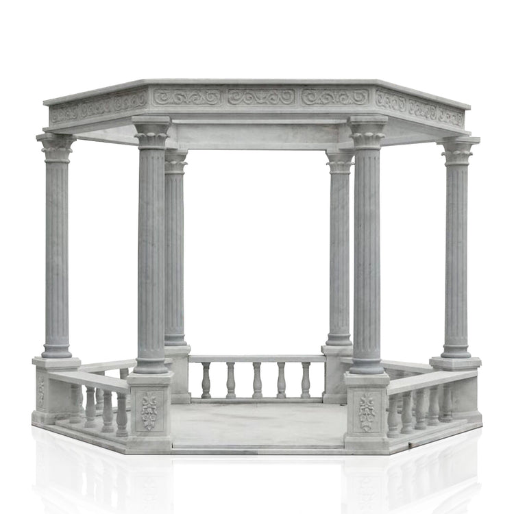 White Marble Pergola