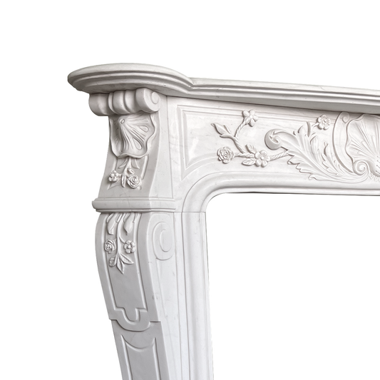 White Marble mantel
