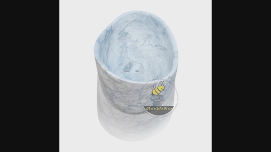 Arabescato marble bathtub large marble bath