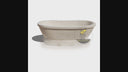 Marble Bathtub: Beige Warm color for Your Bathroom