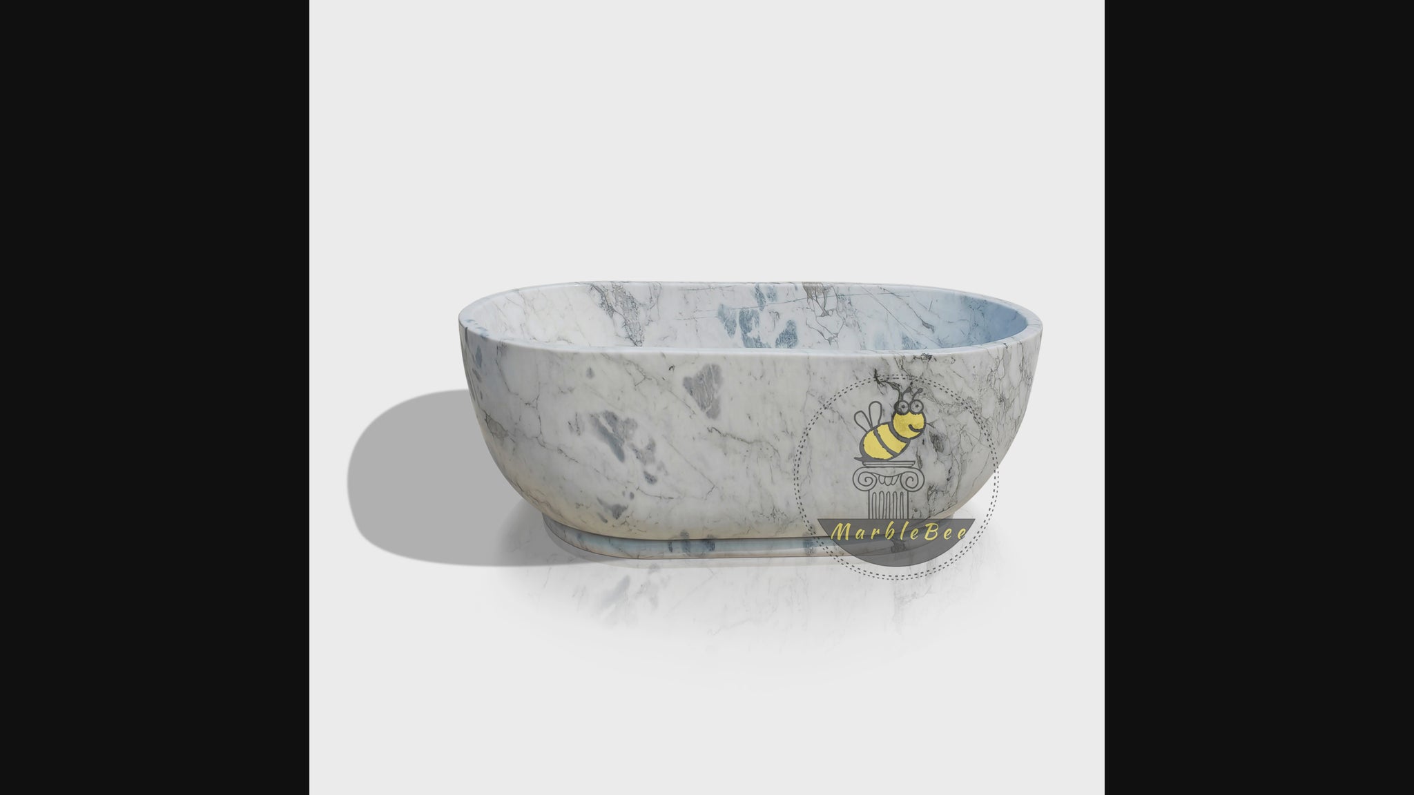 Marble soaking tub