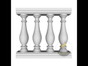 Beige Granite Step Railings