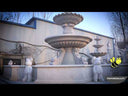 Outdoor large waterfall fountain