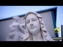 Marble statue of Virgin Mary In Stock For sale