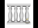 Gray Granite Step Railings