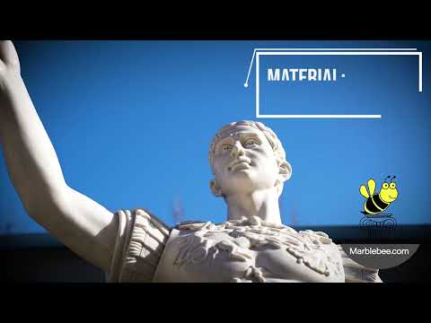 Video Of Life-sized marble sculpture of Augustus