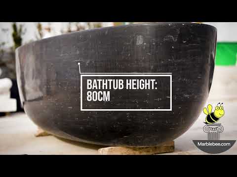 Black marble bathtubs 72 inch