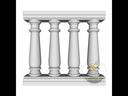 White Marble Stone Blaustrade For Sale