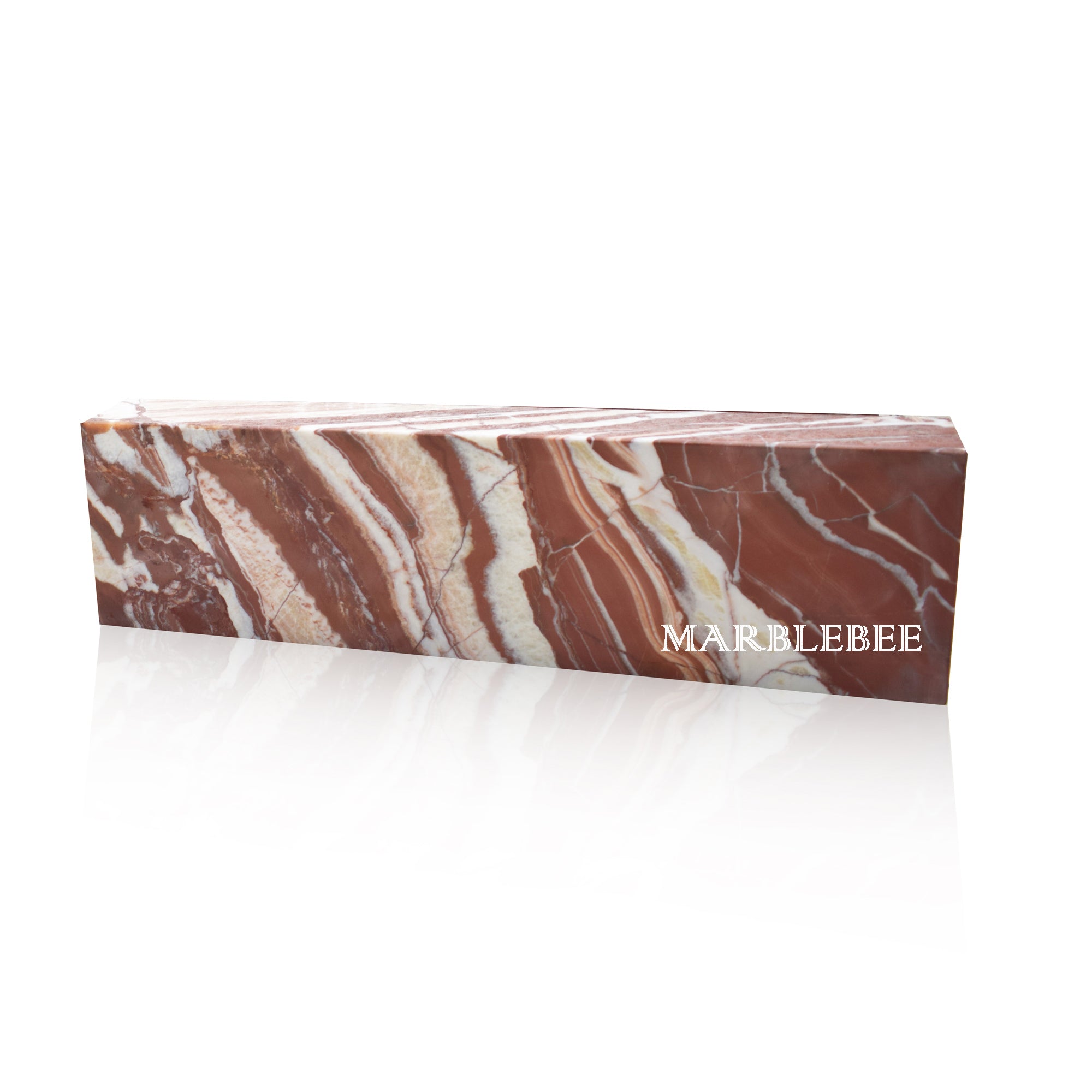 Bright Red Marble Sample – Marblebee