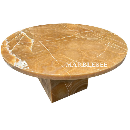Yellow Onyx Marble Sample