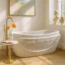 Custom Marble tub White Marble