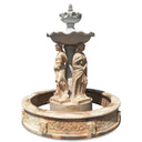 Buy Two tier fountain with greek goddess statues